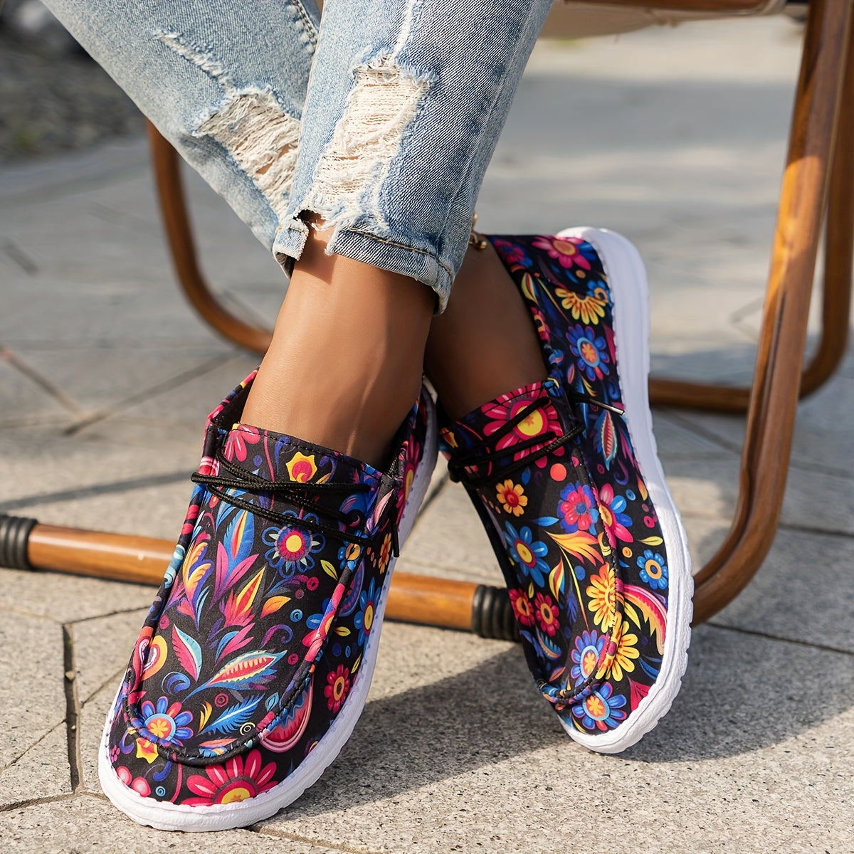 Véronique™ | Mocassins Colorés Uniques