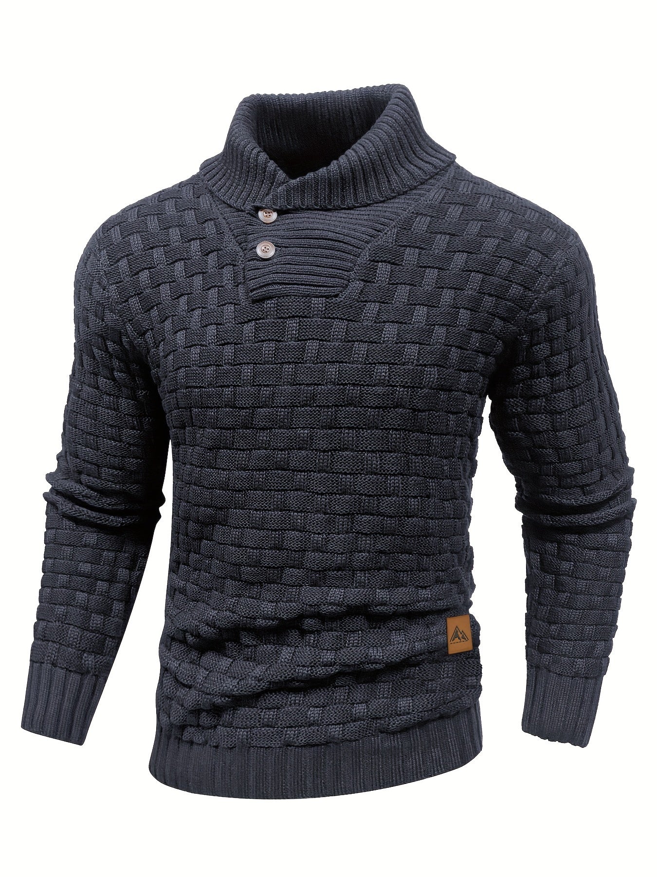 Jean™ | Pull à col roulé tricoté