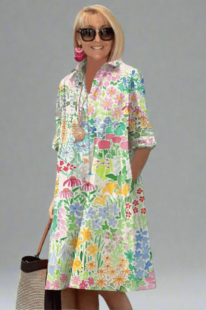 Nadine™ | Robe Fleurie d’Été