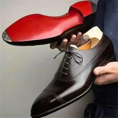 Lucas™ | Bottines Oxford En Cuir