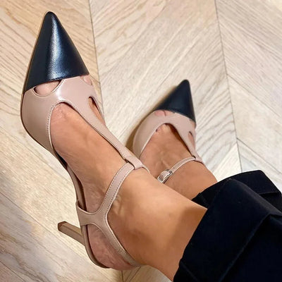 Anaïs™ | Escarpins Bicolores Raffinés