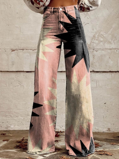 Adèle™ | Pantalon Large Patchwork