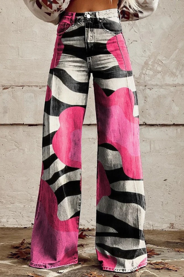 Terese™ | Pantalon Bohème Zebra