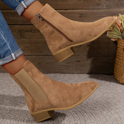 Ophélie™ | Bottines Suède Modernes