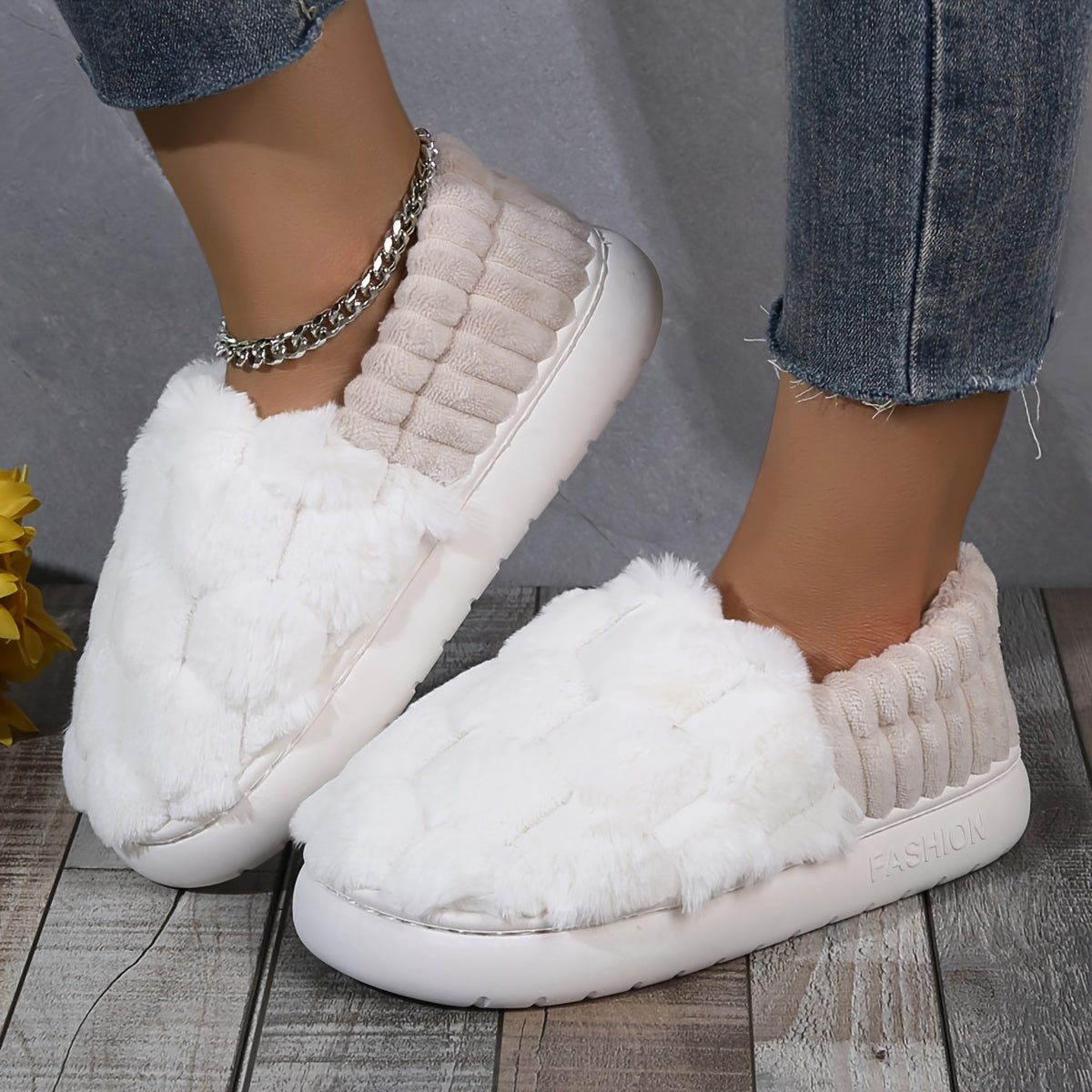 Mia™ | Chaussons en laine épais