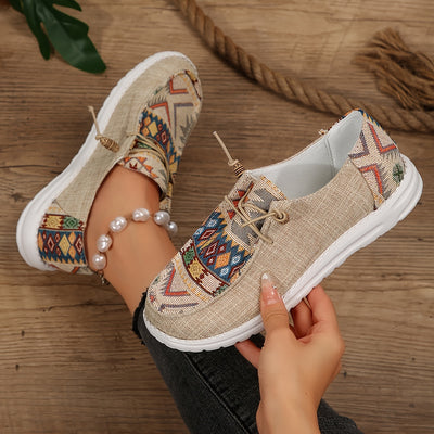 Alizée™ | Mocassins à Motifs Bohèmes