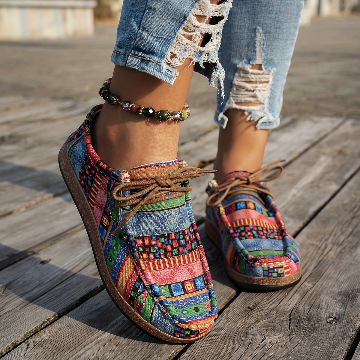 Élise™ | Chaussures Retro Colorées