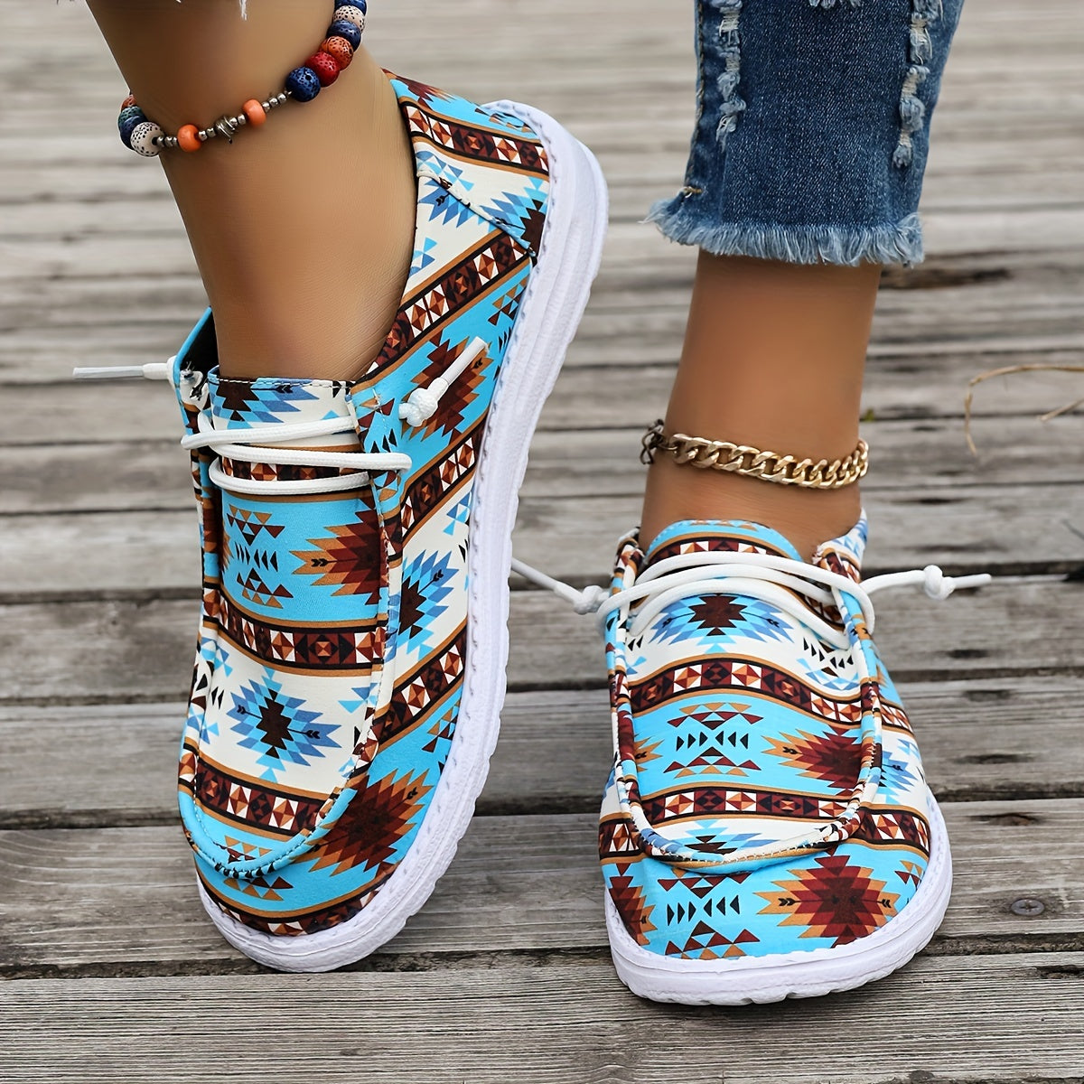 Amélie™ | Mocassins Imprimés Audacieux