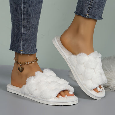 Léonie™ | Chaussons en laine à carreaux