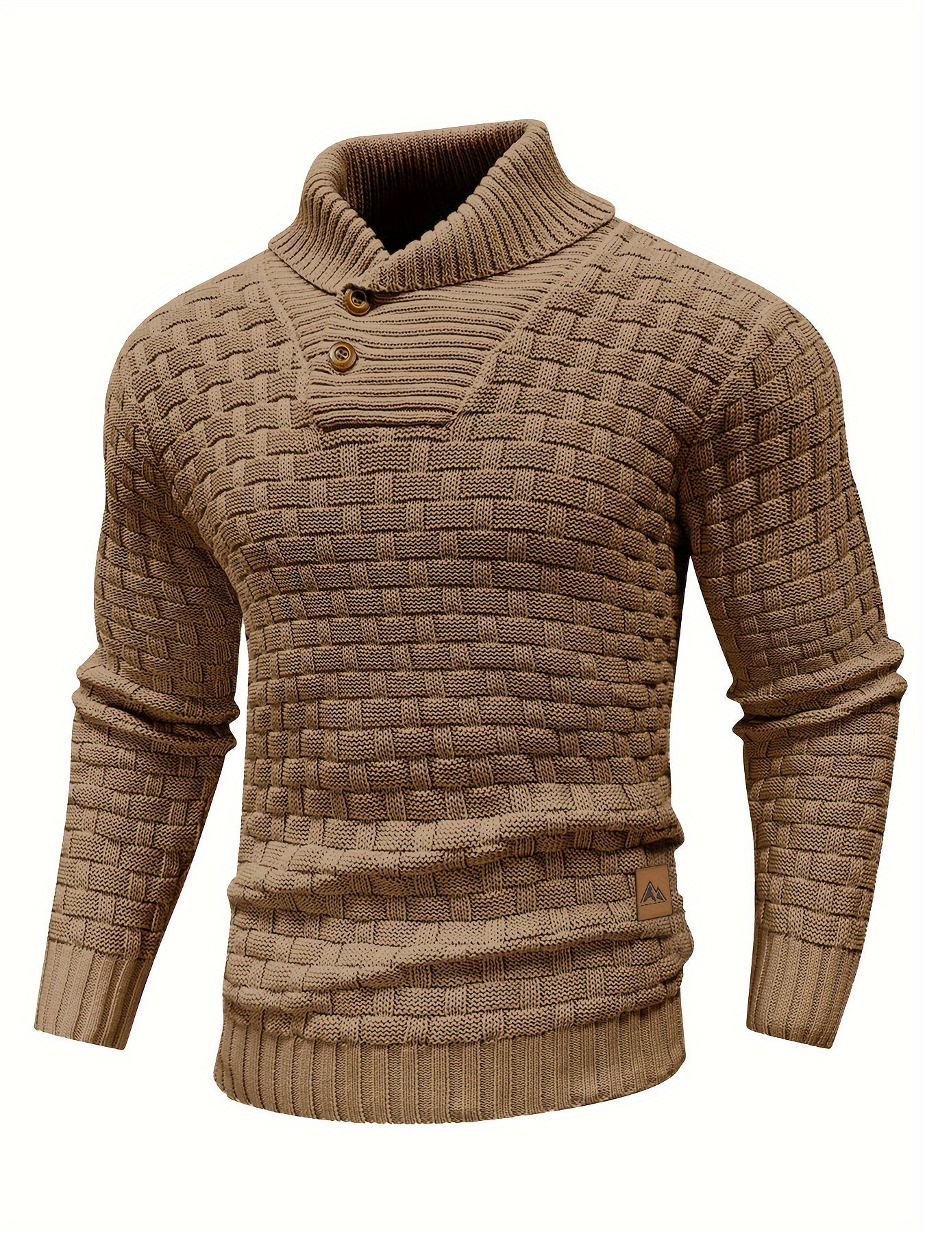 Jean™ | Pull à col roulé tricoté