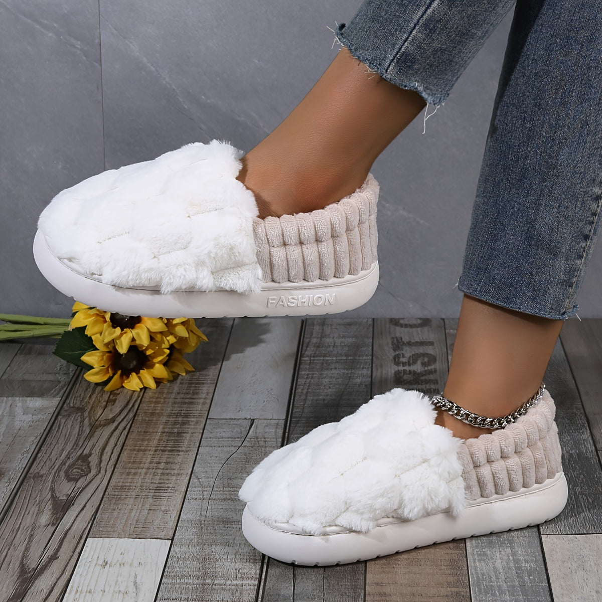 Mia™ | Chaussons en laine épais