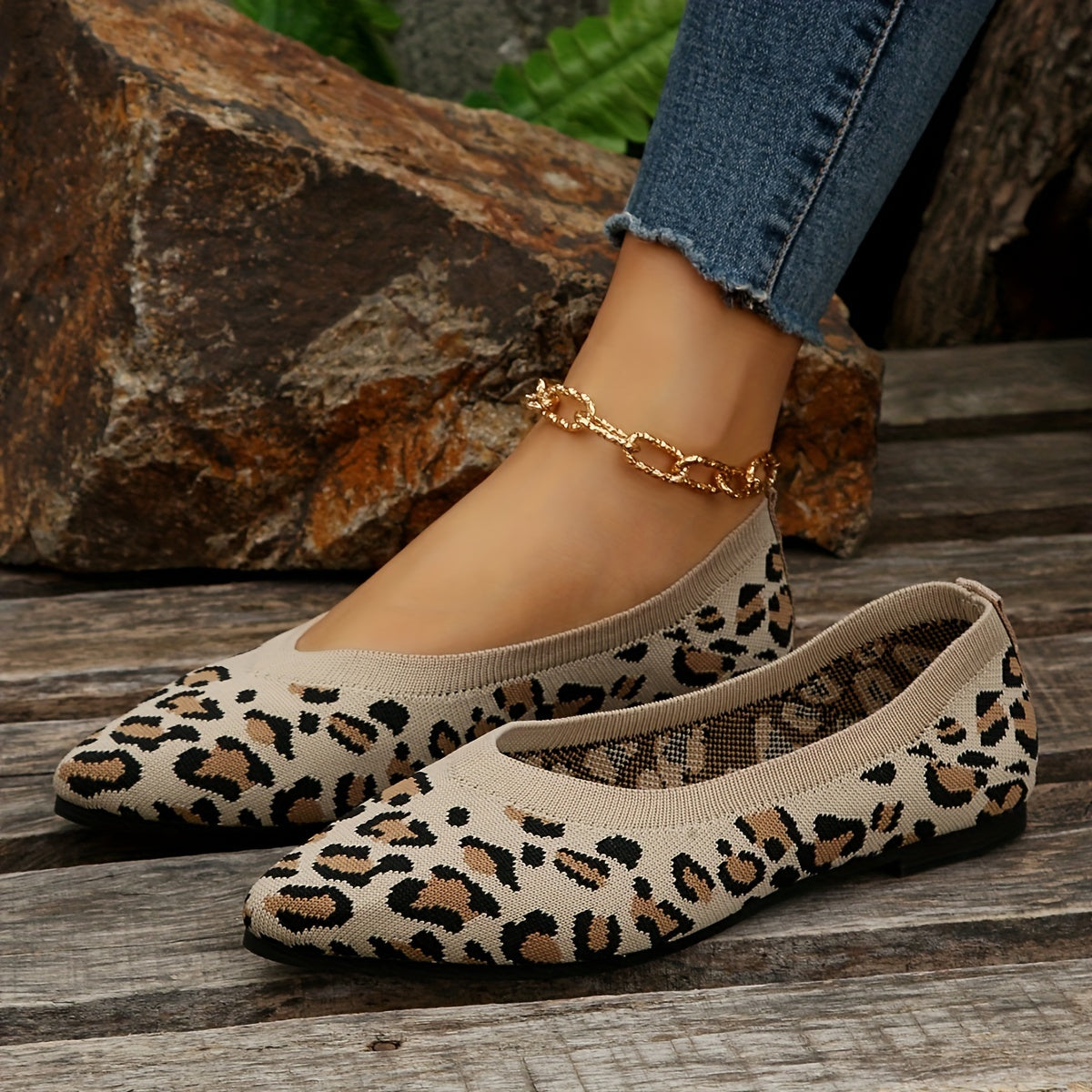 Céline™ | Mocassin Léopard