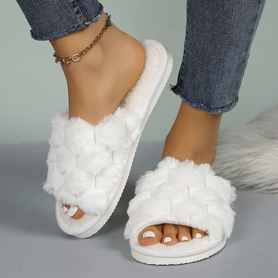 Léonie™ | Chaussons en laine à carreaux