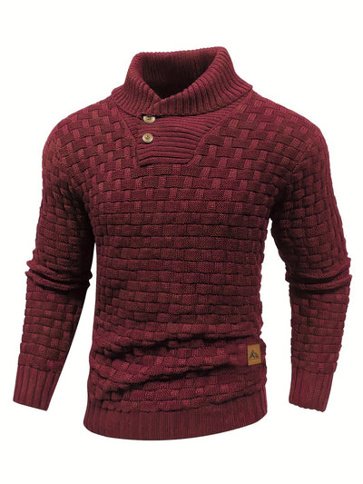 Jean™ | Pull à col roulé tricoté