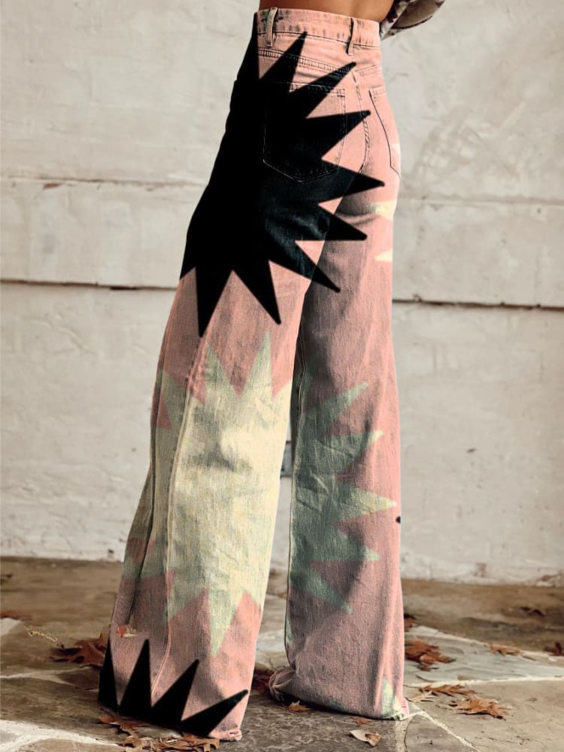 Adèle™ | Pantalon Large Patchwork