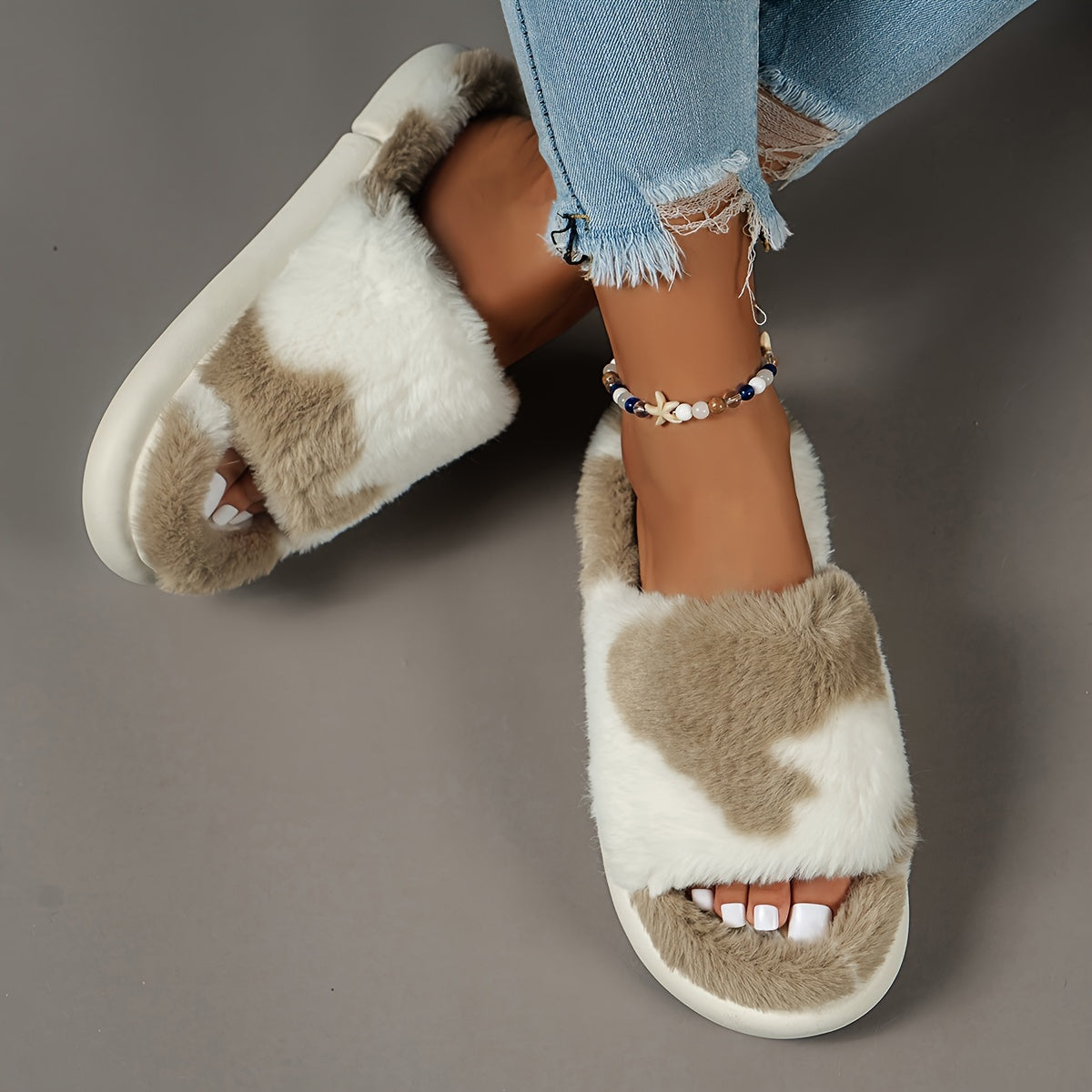 Zoë™ | Chaussons ouverts en laine