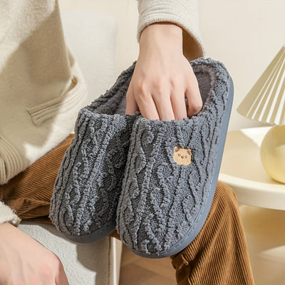 Élise™ | Chaussons en laine tricotés
