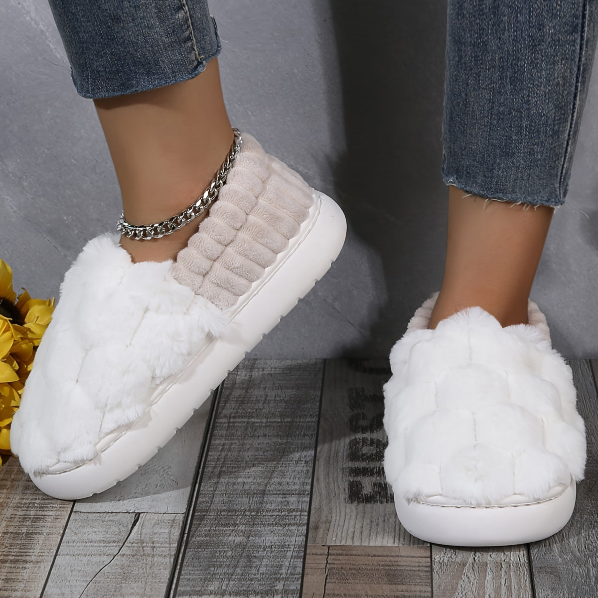 Mia™ | Chaussons en laine épais