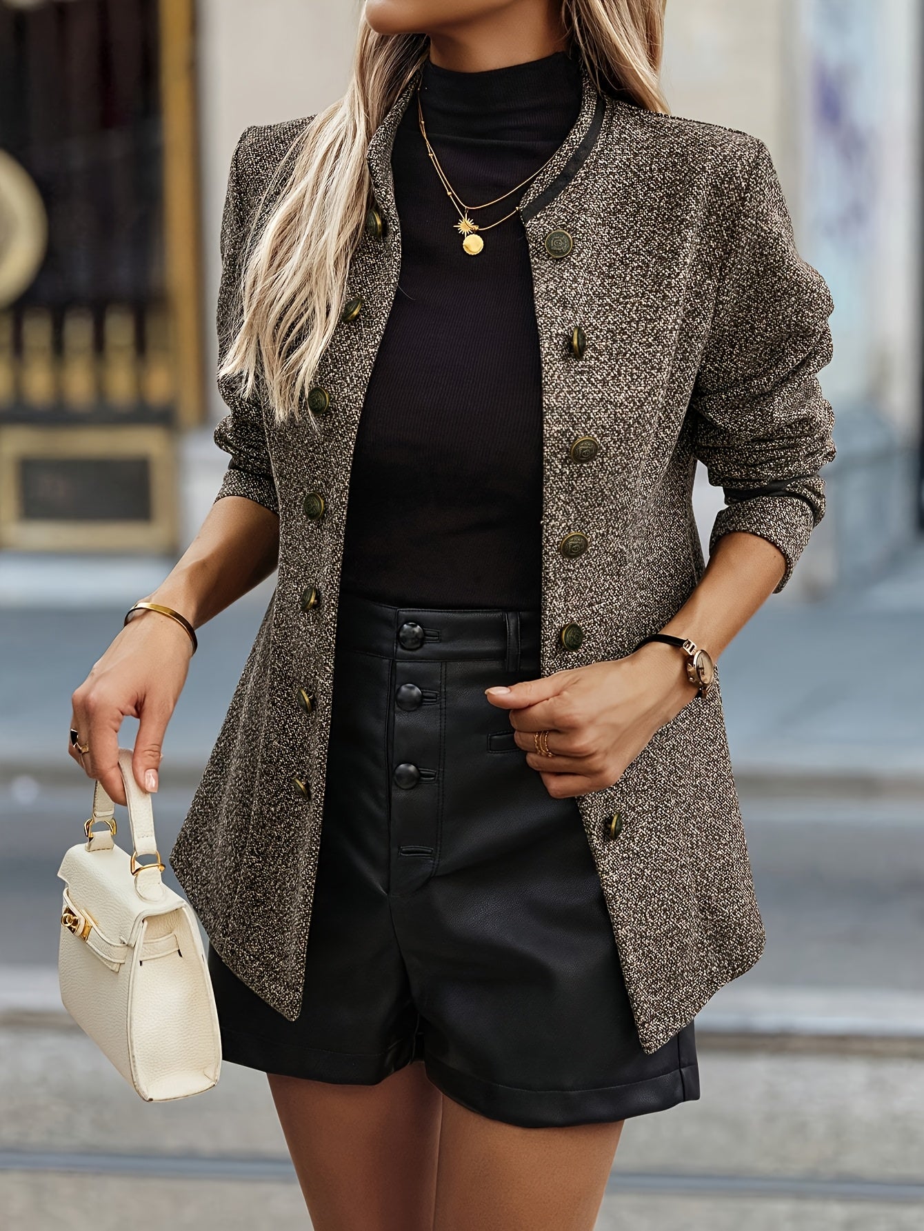 Aurélie™ | Veste à Motif Intemporel