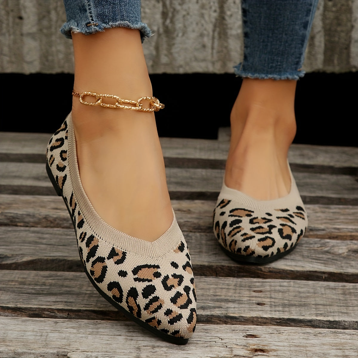 Céline™ | Mocassin Léopard