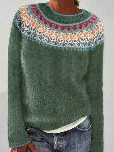 Margaux™ | Pull Motifs Décontractés