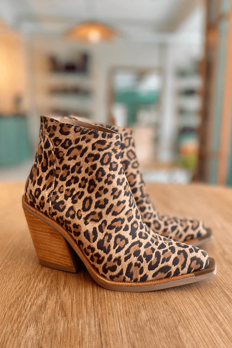 Amandine™ | Bottines Léopard