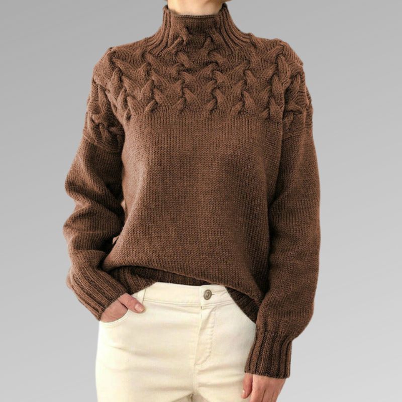 Madeleine™ | Pull Col Ajusté
