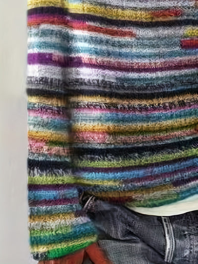Laurence™ | Pull Automne Rayé