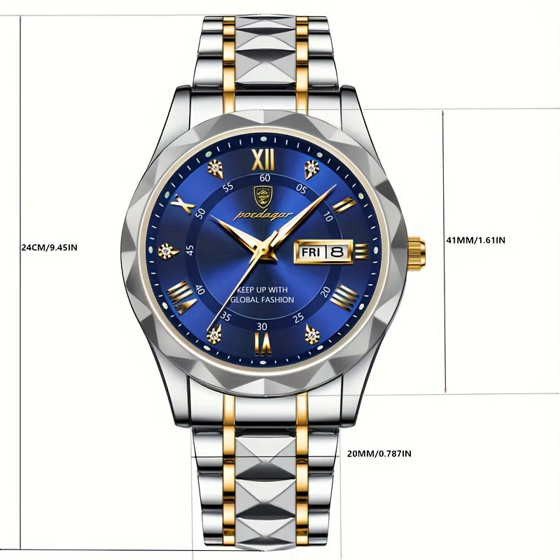 Marcien™ | Montre Quartz en Acier