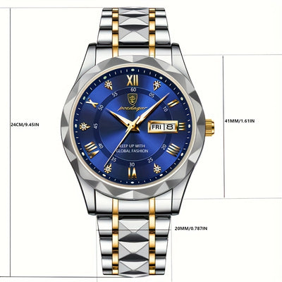 Marcien™ | Montre Quartz en Acier
