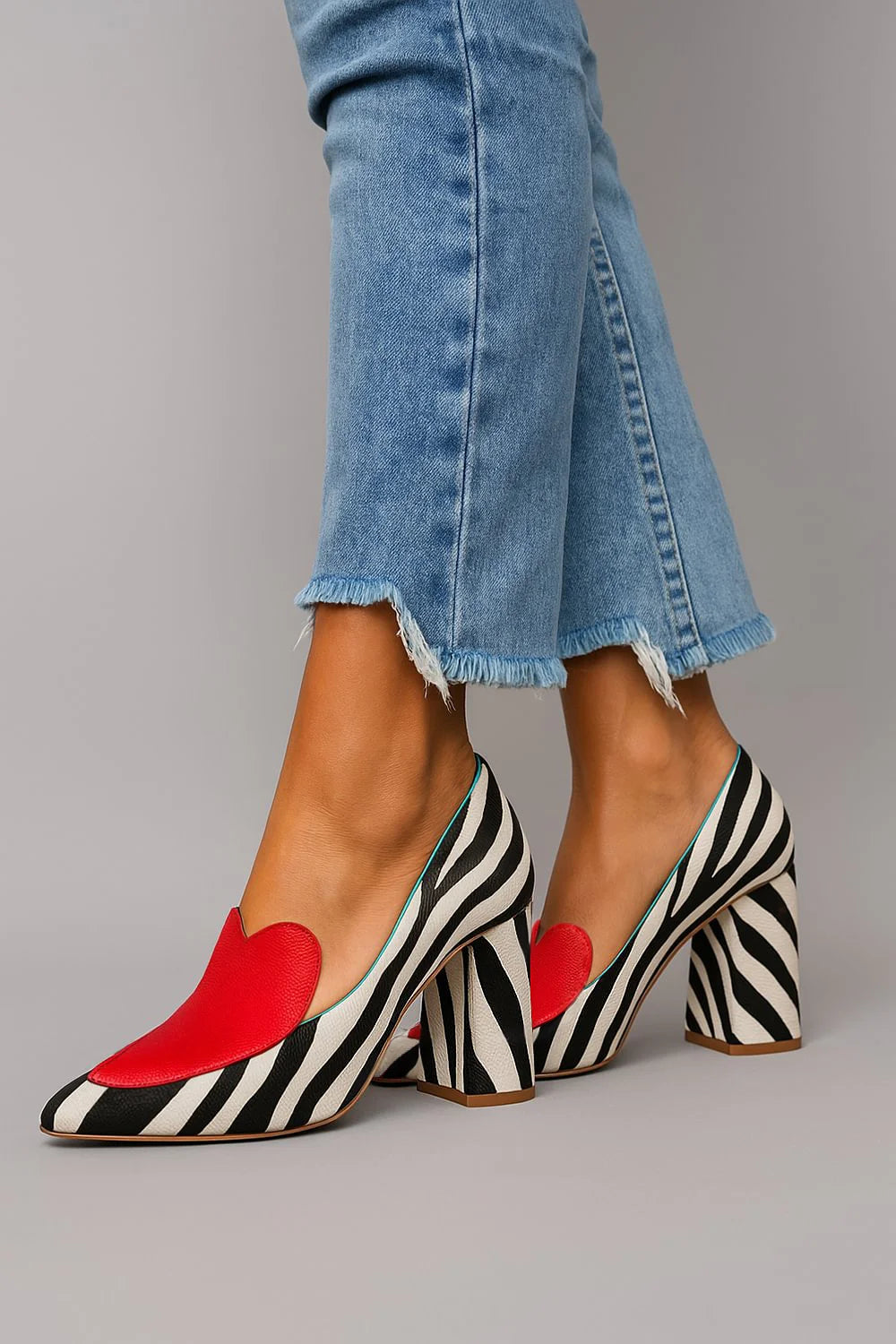 Camille™ | Talons Amour Zèbre