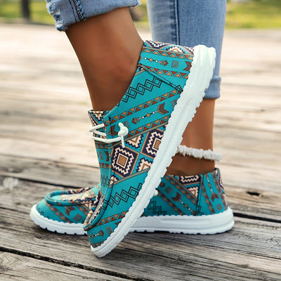 Juliette™ | Mocassins Motifs Graphiques