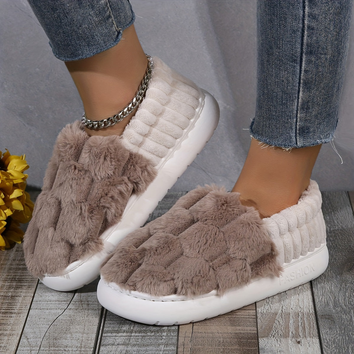 Mia™ | Chaussons en laine épais