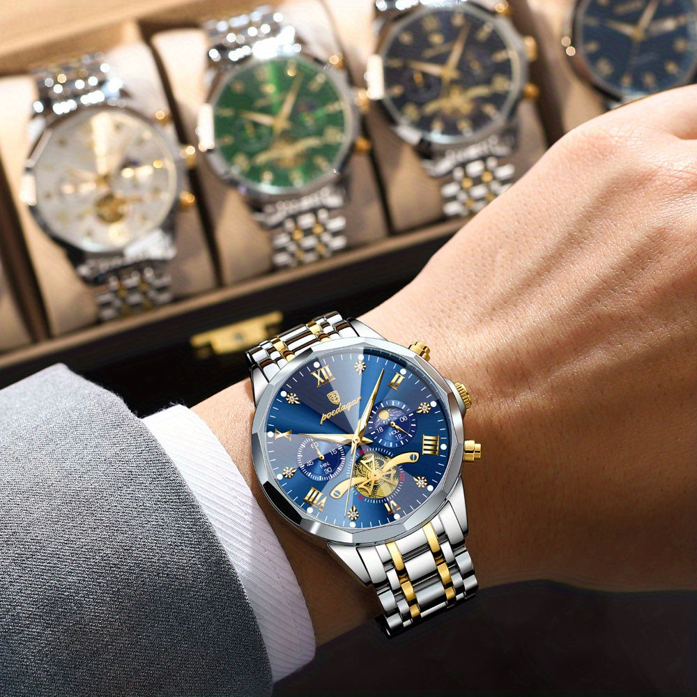 Antoine™ | Montre Quartz en Acier Inoxydable