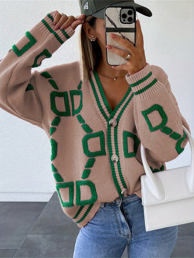 Yvonne™ | Cardigan Tricot Vintage