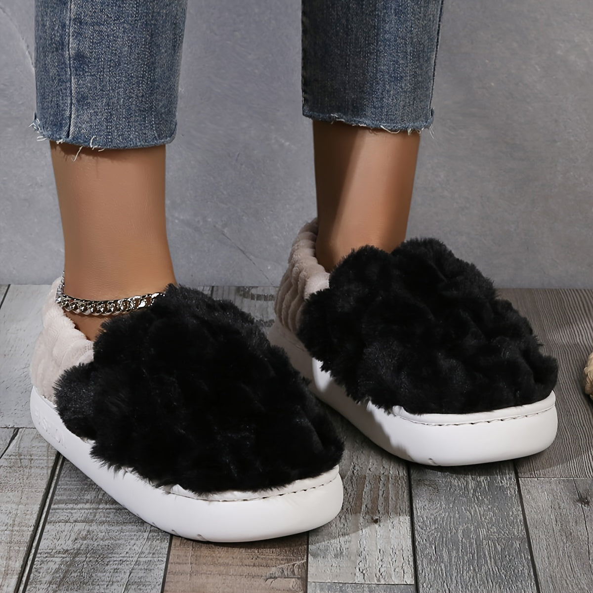 Mia™ | Chaussons en laine épais