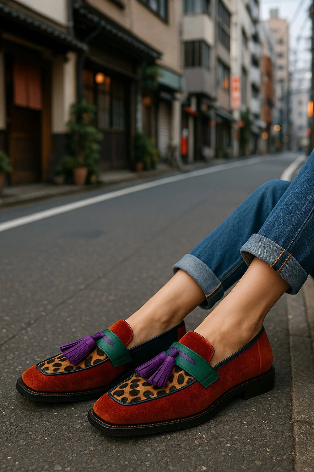 Mia™ | Mocassins Multicolores en Suéde