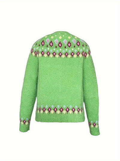 Justine™ | Pull Motifs Géométriques