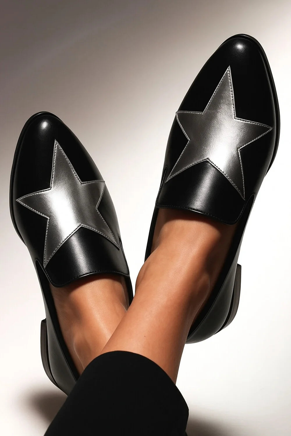 Margaux™ | Mocassins Patchwork Étoiles