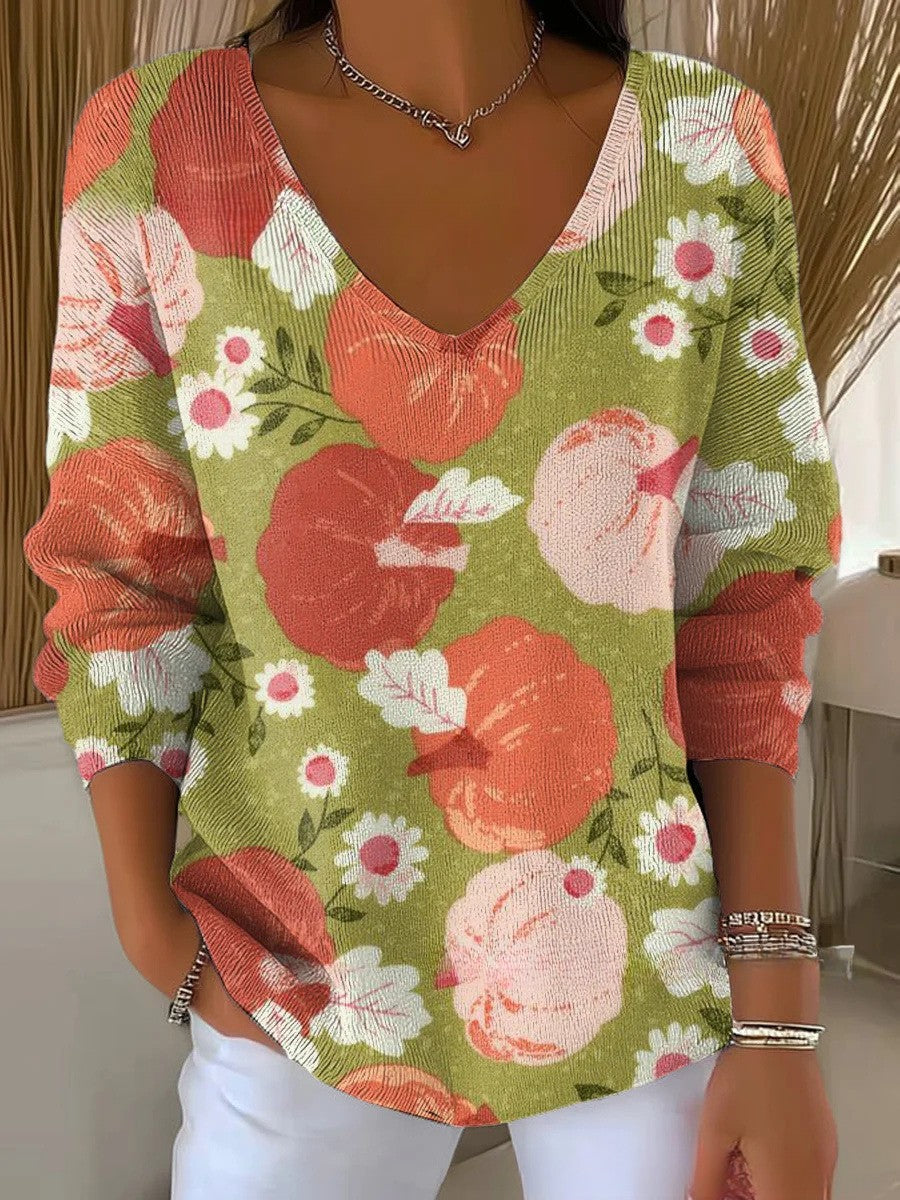 Sophie™ | Pull Douillet à Motifs Floraux