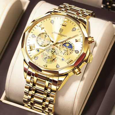 Antoine™ | Montre Quartz en Acier Inoxydable