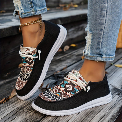 Roxane™ | Mocassins à Motifs Audacieux