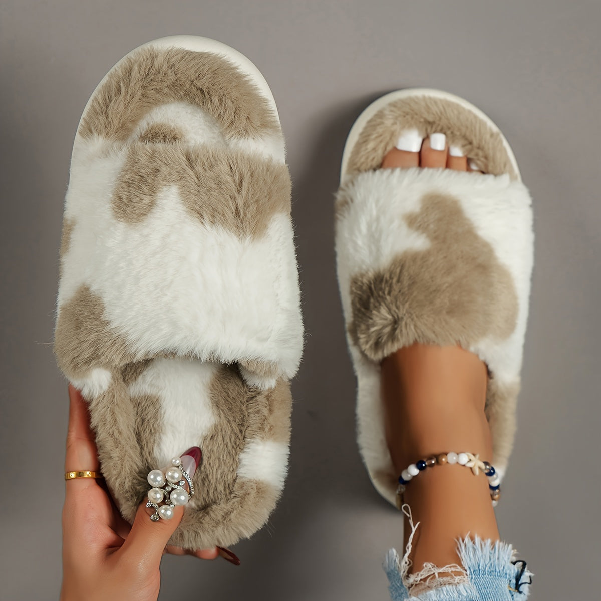 Zoë™ | Chaussons ouverts en laine