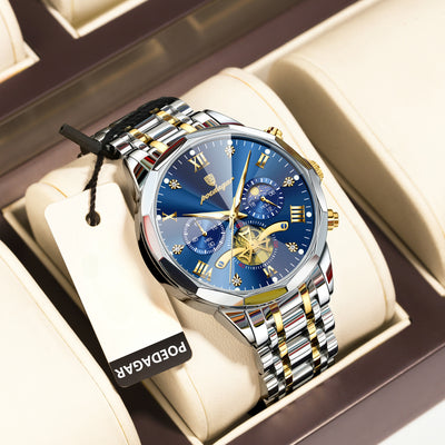 Antoine™ | Montre Quartz en Acier Inoxydable