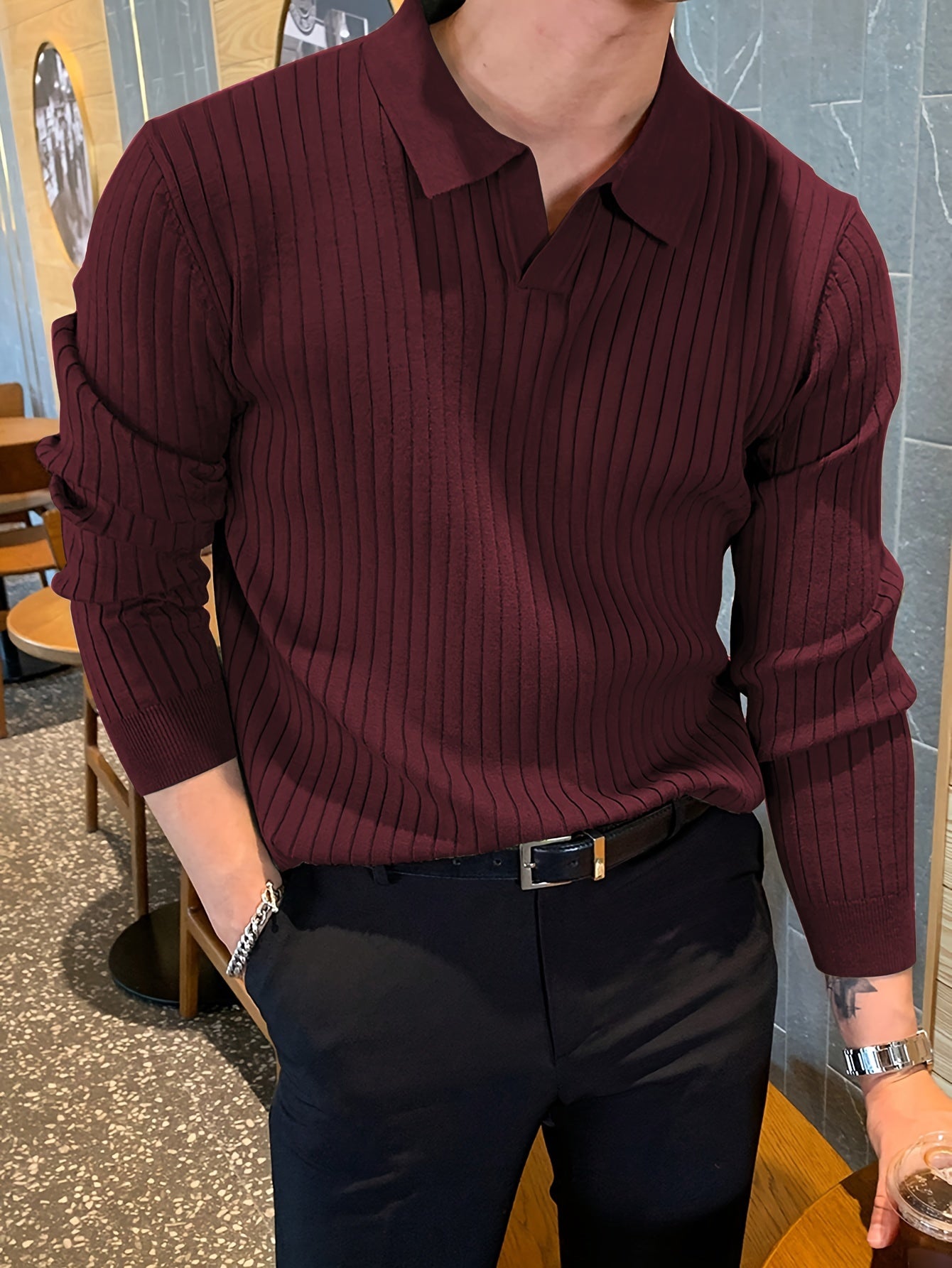 Henri™ | Pull chic à col en V