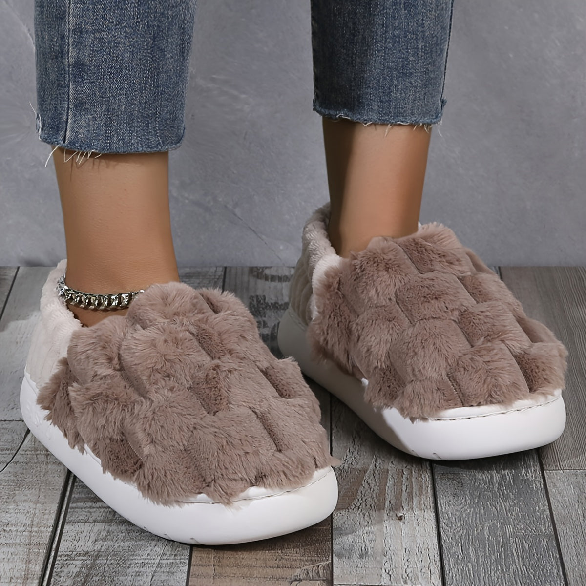 Mia™ | Chaussons en laine épais