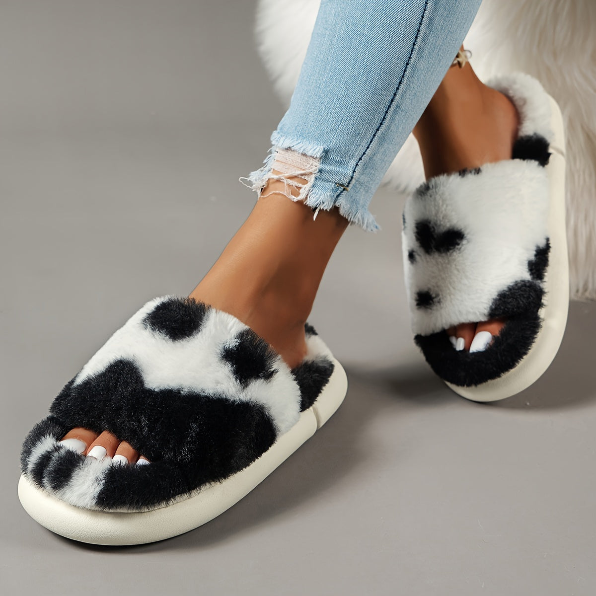 Zoë™ | Chaussons ouverts en laine