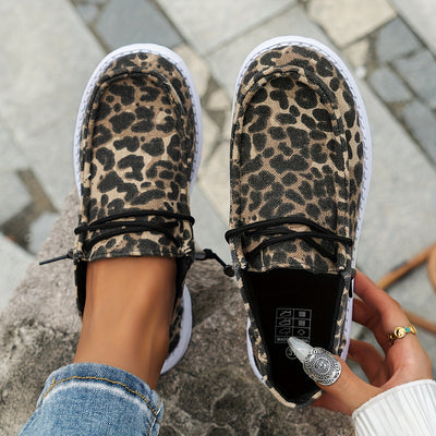 Élodie™ | Mocassins Léopard Élégants