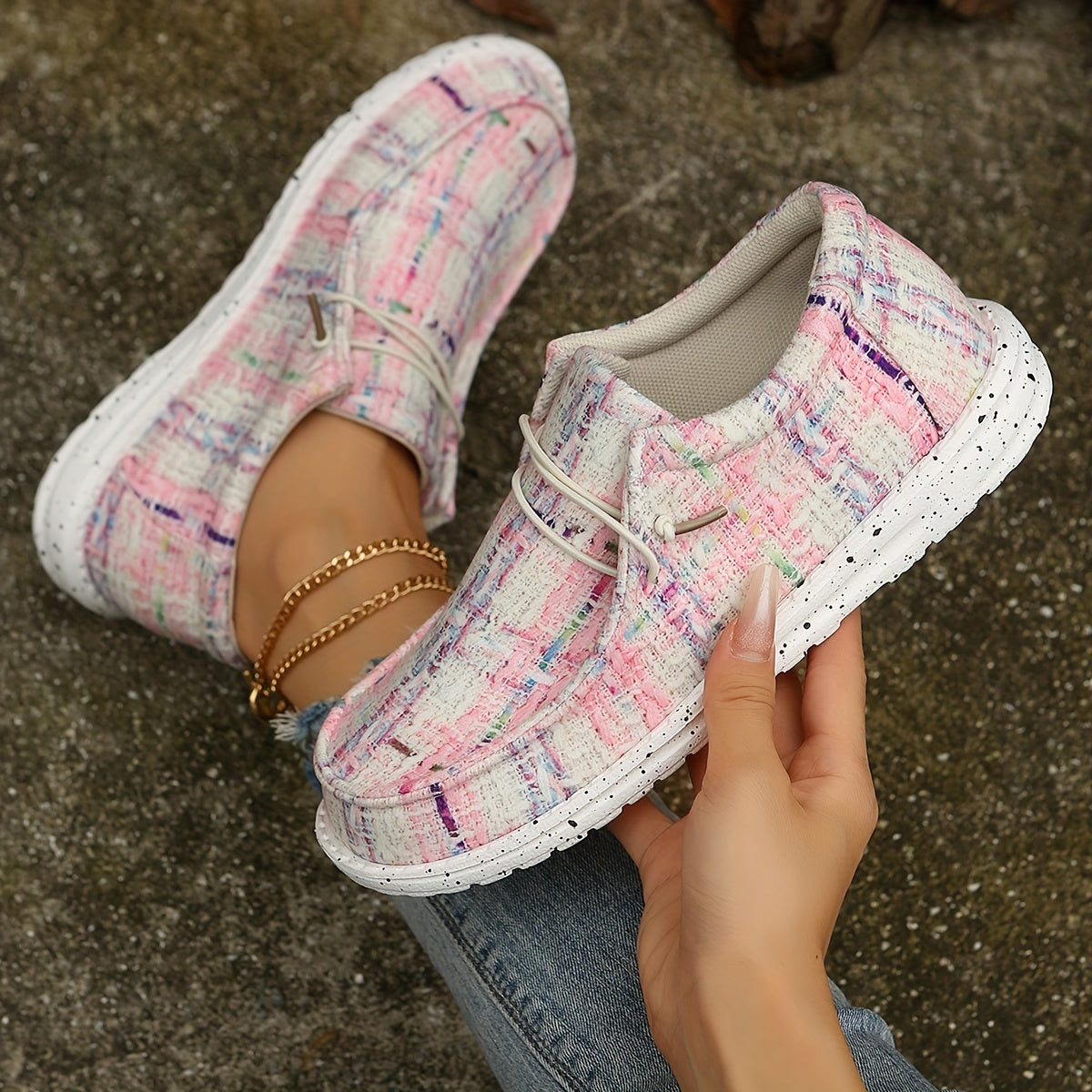 Chloé™ | Mocassins à Motifs Généreux