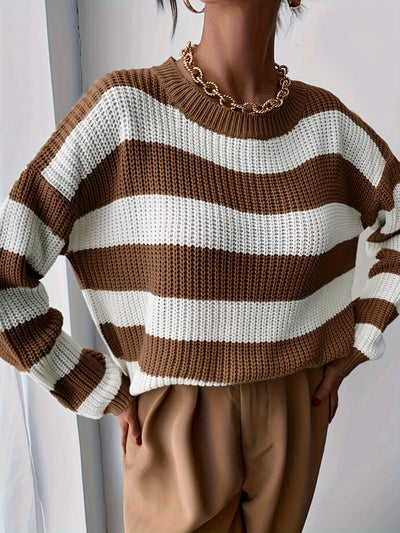 Amélie™ | Pull Rayures Élégantes